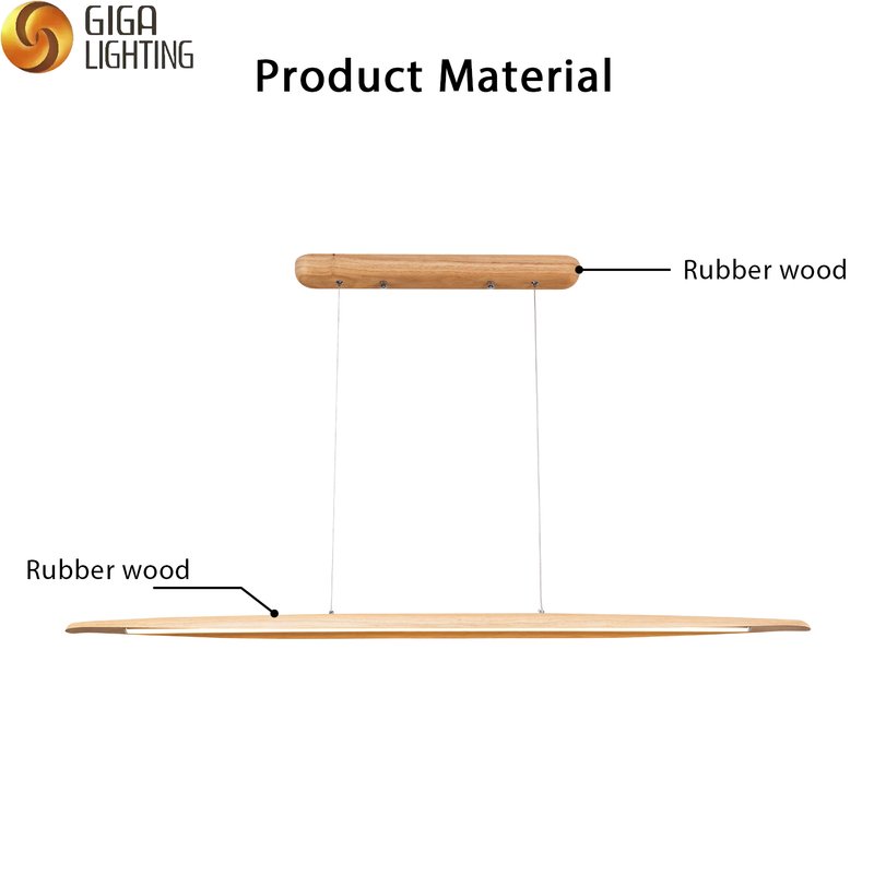 Unique  Statement Geometric Pendant with Wood Accents from China manufacturer