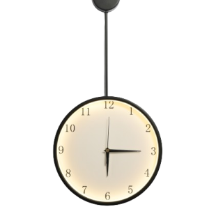 Luminescent wall clock L1873 from China manufacturer