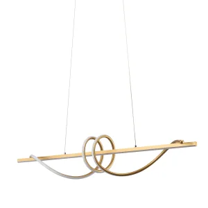 CE Spiral linear design pendant modern led chandelier led pendant lightings livingroom home dinning room designed chandelier