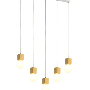 White ceiling pendant with E27 bulb