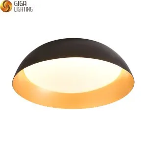 CE 100CM interior home  Aluminum  Black LED Ceiling Light factory