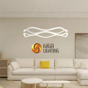 Bedroom Pendant Light Living Room LED Lights Modern Simple Full Spectrum Eye Protection Ring Art Dinner Table Bar Chandeliers